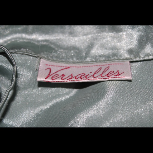Versailles slip top- satin mint green - Picture 4 of 4